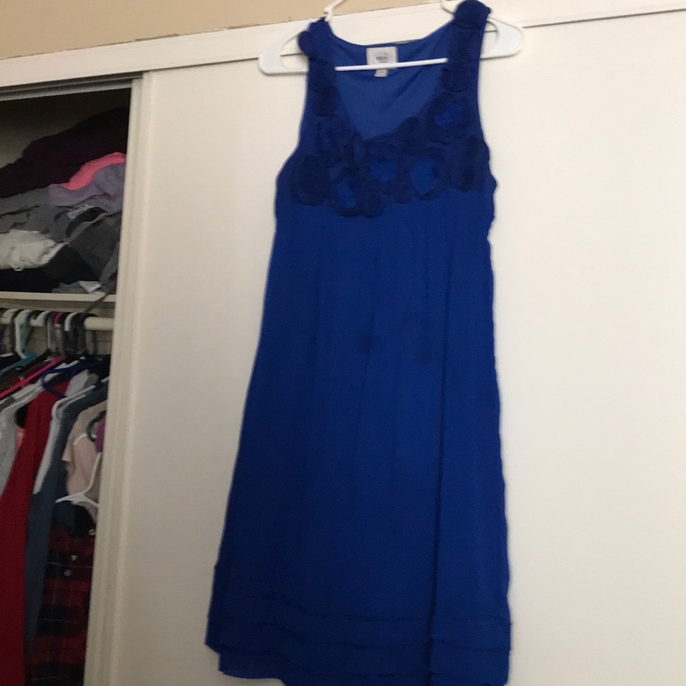 Blue dress